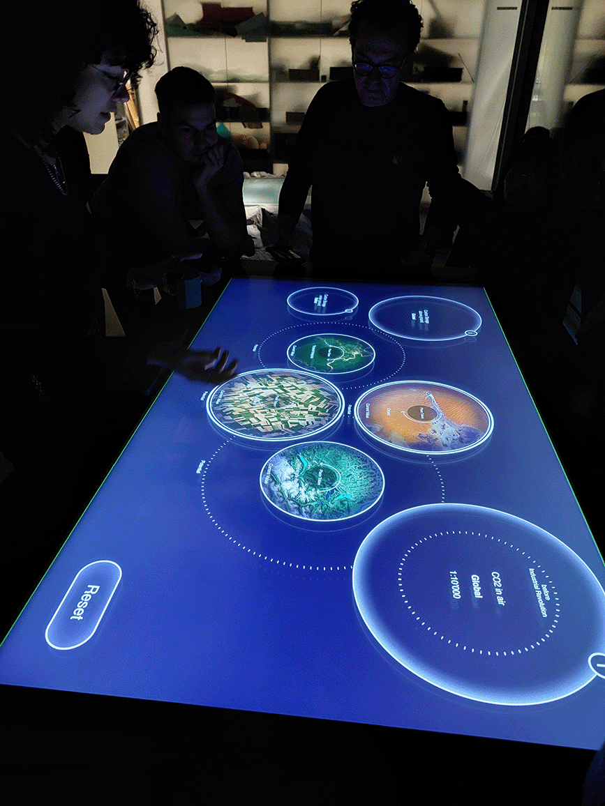Detail ansickt eines Radiotracer mit Label